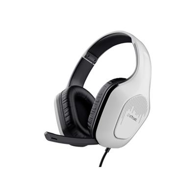 Auricular Gamer Trust Zirox White GXT415W