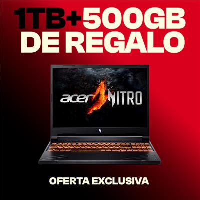 Notebook Acer Nitro V16 Ai AMD Ryzen 5 240 RTX 5050 1TB SSD 32GB 16