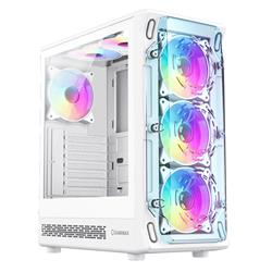 Gabinete Gamemax Starlight 2 AB x6 Fan ARGB White E-ATX