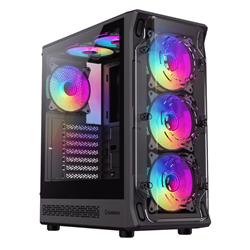 Gabinete Gamemax Starlight 2 AB x6 Fan ARGB Black E-ATX