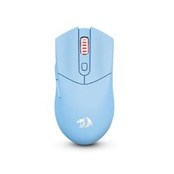 Mouse Gamer Inalambrico Redragon St4r M917 Celeste Bluetooth Sensor Pixart 3395