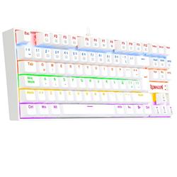 Teclado Mecanico Redragon Kumara 2 K522 TKL Rainbow Switch Outemu Red Lineal Blanco