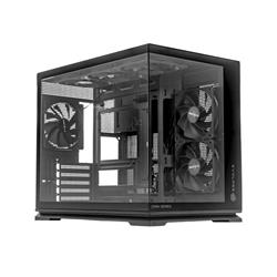 Gabinete Evolabs Luma Dark Evo 315MB x3Fan Black MicroATX