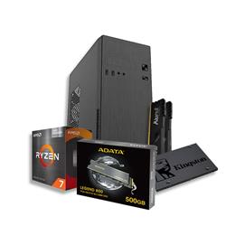 Pc Otoño Gamer Ryzen 7 5700G+A520M+16GB 3600Mhz+500GB+500W