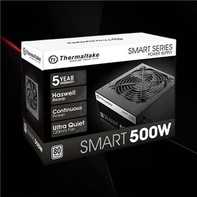 Fuente Thermaltake Smart 500W 80 Plus White