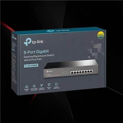 Switch Tp-link POE 8 Puertos Gigabit TL-SG1008MP