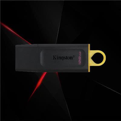 Pen Drive Kingston 128GB Exodia DTX Negro-Amarillo