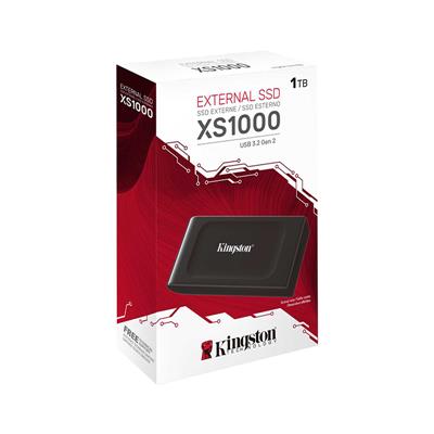 Disco Externo SSD Kingston sXs1000 1TB Negro