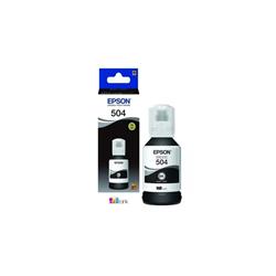 Botella de Tinta Epson 504 Negro