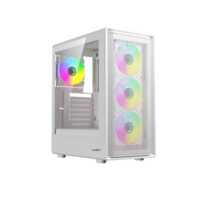 Gabinete Sentey M40 White x4 Fan Argb Mesh Templed Glass