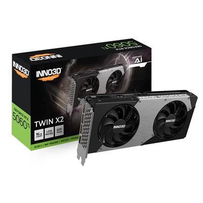 Placa de Video Nvidia INNO3D RTX 5060TI Twin x2 16GB