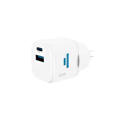 Cargador Wyvolt Typo C y Tipo A 30W Blanco